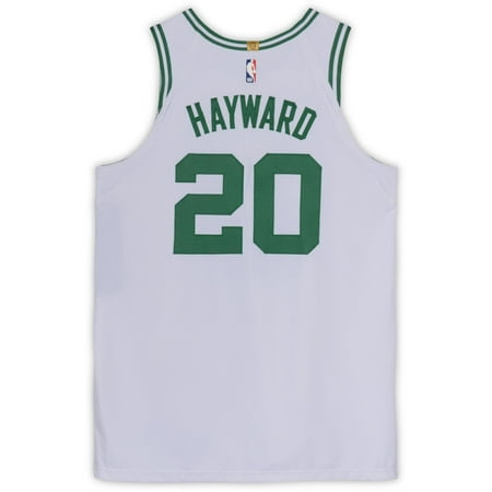 Gordon Hayward Boston Celtics Game-Used #20 White Jersey vs. Milwaukee Bucks on May 3rd and 6th during the Eastern Conference Semi-Finals of the 2019 NBA Playoffs - Size 52+4 - Fanatics