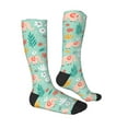 thumbnail image 3 of Balery Elephant And Flowers Fun Novelty Socks Men'S Women'S Crew Socks Funny Crazy Novelty Socks Quirky And Cool Socks, 3 of 9