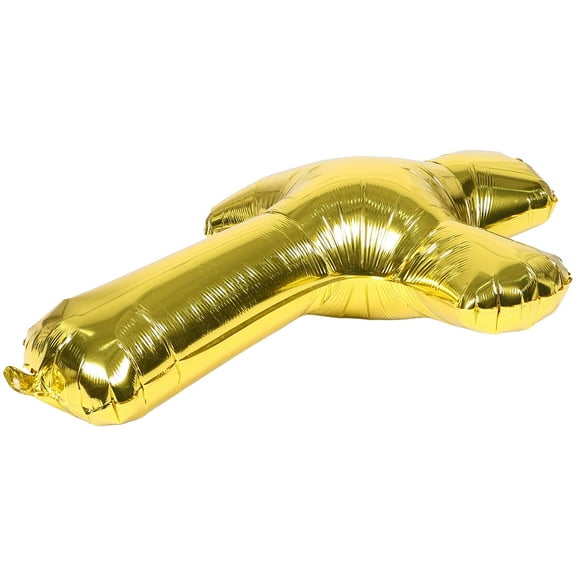 FRCOLOR  Cross Decor Sacrament Party Decoration Balloons Mermaid Statue Newborn Golden