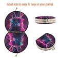 thumbnail image 3 of Portable Makeup Mirror Travel Mirror Compact Folding Mirrors Small for Women Beauty Accessories Cool Bunny with Sunglasses, 3 of 7
