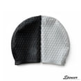 thumbnail image 4 of Spencer Silicone Swimming Long Hair Bubble Cap Anti-slip Ear Wrap Waterproof Swim Bath Hat for Adults Kids Child "Gray", 4 of 8