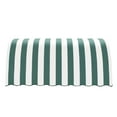 thumbnail image 2 of Awntech 10.375 ft Savannah Fixed Awning Acrylic Fabric, Forest/White Stripe, 2 of 2
