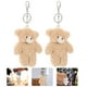 thumbnail image 3 of BRIGHTFUFU 2 piezas de peluche de llavero de peluche de llavero de llavero de llavero de llavero de llavero mochila decoración colgante, 3 of 7