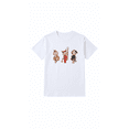 thumbnail image 2 of Women's "Spooky Halloween Babies" Graphic Tee Casual Shirt White, 2 of 7