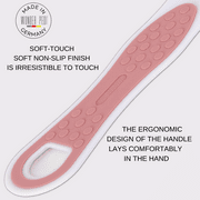 Wonder Pedi Double Sided Foot File Emery Stainless Steel - Professional Feet Callus Remover Foot Rasp