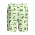 thumbnail image 4 of Rocae Green Avocado for Men's Soft Sleep Pajama Shorts, Waistband and Pockets, 4 of 9
