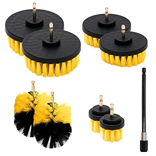 Juego de cepillos para taladrar Neiko 00321A 9 accesorios de limpieza