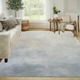 thumbnail image 4 of 6'x9' carpet for bedroom indoor outdoor carpet roll area rug neutral high pile area rug western area rug, 4 of 7