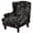 Black Floral, variant on SHANNA Wingback Chair Slipcovers 2-Piece Stretch Fabric Wing Chair Cover with Cushion Cover Armchair Sofa Furniture Protector