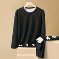 thumbnail image 2 of Ropa interior térmica para mujer, Calzoncillos largos, conjunto de capa base con forro polar cálido para invierno, parte superior e inferior para clima frío, 2 of 5