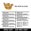 thumbnail image 2 of Shaka Hang Loose Surfer Sign Wood Mini Charms Shapes DIY Craft Jewelry - No Hole - 18mm (17pcs), 2 of 7