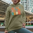 thumbnail image 2 of Mistakes Help Us Grow, Groovy Retro Wavy Text Merch Gift, Sand Hooded Sweatshirt or Hoodie, XL, 2 of 5