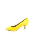 thumbnail image 2 of Debbie-32 Women's Fashion Patent Round Toe Low Heel Slip On Pump Dress Shoes, 2 of 2
