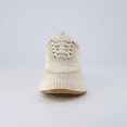 thumbnail image 3 of Cushionaire Loop Lace Up Woven Platform Sneakers for Women | Soft Woven Upper Sneakers with Comfort Foam Padding | Stylish Everyday Platform Sneakers with Wide Widths Available, 3 of 6
