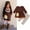 Brown, variant on Toddler Baby Girl Sets 2 Piece Outfits Thanksgiving And Winter Girls' Long Sleeve Fringe Skirt Shirt Pants Two Piece Set For Every Holiday Legging Set 2
