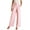 Pink, variant on Toonshare Plus Size Pants Of The Day !! Women's High Waist Wide Leg Pants Suit Pants Pink L