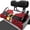 Santa Suit Pattern, variant on XYZCANDO Christmas Reindeer Golf Cart Seat Cover With 4 Pockets - Washable Non-Slip Universal 2-Seat Protector For Golf Cart