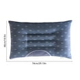 thumbnail image 3 of Orthopedic Buckwheat Pillow - Natural Cervical Support Pillow for Neck Pain Relief Adjustable Firmness for Better Sleep Posture with Breathable Cotton Cover, 3 of 6