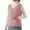 Pink, variant on Women's Double-sided Cotton Padded Sleeveless Vest Jacket, Stand Collar, Black, Size XXL