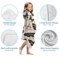 thumbnail image 7 of Butterfly Species Chart Hooded Bath Towel，50"x30" for Ages 3 To 12 Kids, Quick Dry Lightweight Soft Microfiber Hood Beach Towel Cover Up for Kids, 7 of 7