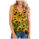thumbnail image 1 of Camiseta sin mangas con cuello en V y estampado de moda para mujer Pompotops lopia997674, 1 of 7