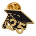 thumbnail image 5 of Pin con distintivo de graduación, broche para ceremonias de graduación, Pin para gorro de graduación, broche de Metal, Pin decorativo, accesorio de ropa, 5 of 5