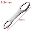 thumbnail image 1 of Clé à Molette 8-24mm pour Torx, Clé à Molette Réglable à Double Tête pour Torx, Argent, 1 of 7