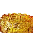 thumbnail image 3 of Candelabro de loto de cristal para dormitorio, salón, mesa de boda, centro de mesa decorativo Amarillo, 3 of 5