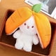 thumbnail image 5 of Juguetes de conejo Muppet, nuevo peluche de conejito de fresa/zanahoria (2023), peluche reversible de zanahoria y fresa, lindo conejito de peluche, regalos de Pascua y del Día del Niño., 5 of 5