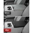 thumbnail image 7 of KBH Center Console Cover for Ford F150 Accessories 2015-2025, 2017-2025 F250 F350 F450 F550 with 40/20/40 Jump Seat, Armrest Box Protective Cover, Washable Fabric Black, 7 of 7