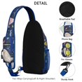 thumbnail image 3 of Crossbody Sling Backpack for Women Men Ocean Cute Shark Shoulder Sling Crossbody Casual Chest Bag for Travel Sports Running Hiking, 3 of 5