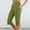 Green, variant on TAGOLD Women's Summer Athletic Shorts Pants,Casual Plus Size Short Pants for Womens,Women Solid Color Elastic Waist Sports Casual Capris Pants With Side Pockets