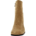 thumbnail image 3 of Sam Edelman Mayla Sandstone Block Heel Squared Toe Fashion Leather Ankle Boots (Sandstone, 10), 3 of 3