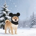 thumbnail image 5 of Adjustable Dog Sun Hat for Large Dogs, Breathable Knit Polyester Cap with Buckle & Visor, Cute Pet Hat for Outdoor Walking Sun Protection, 5 of 7