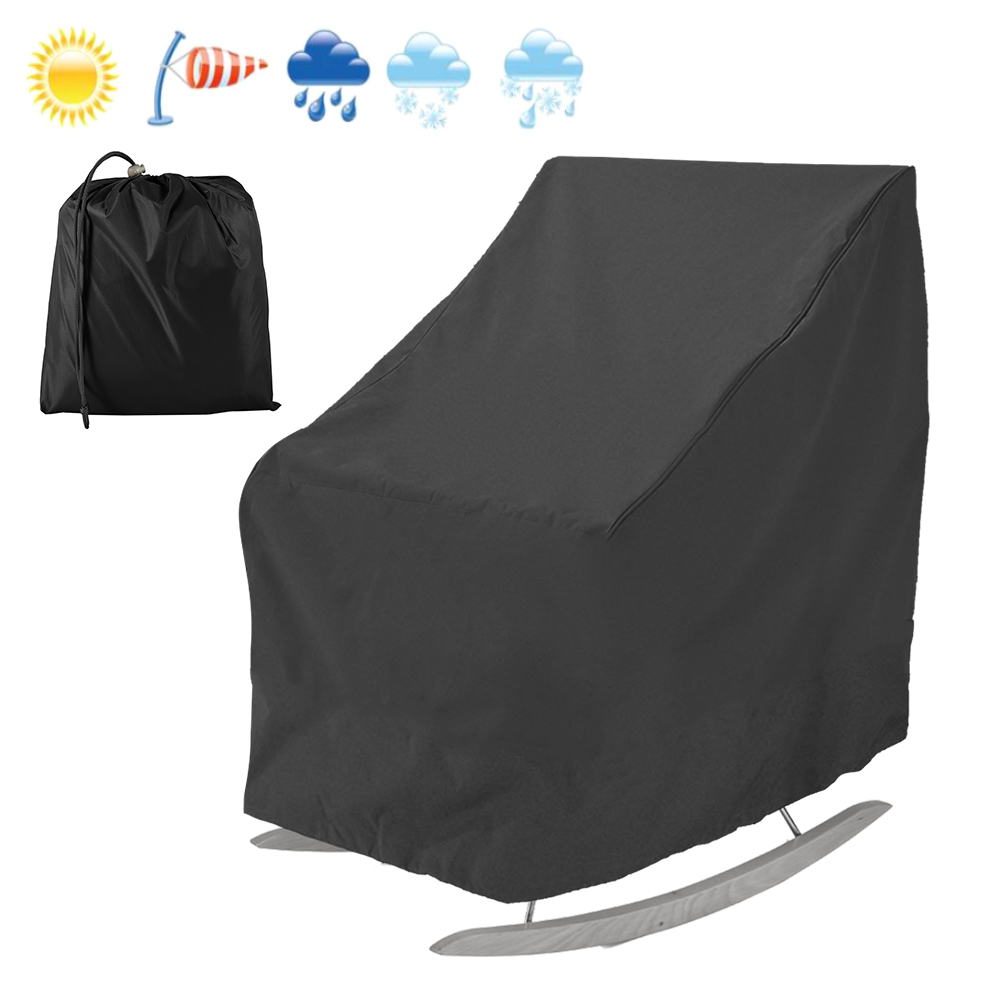 ForYou Patio Rocking Chair Cover 210D Waterproof Outdoor Patio