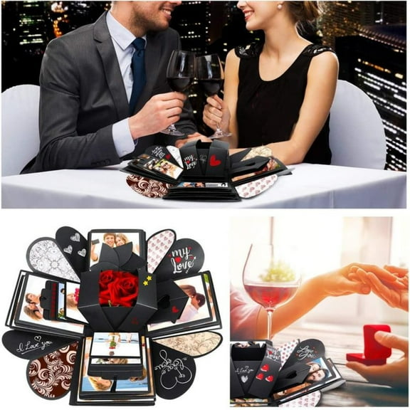 Creative with Box Box Handmade Explosion Photo Album Home DIY/ Exploding Box DIY Semi-finished Product