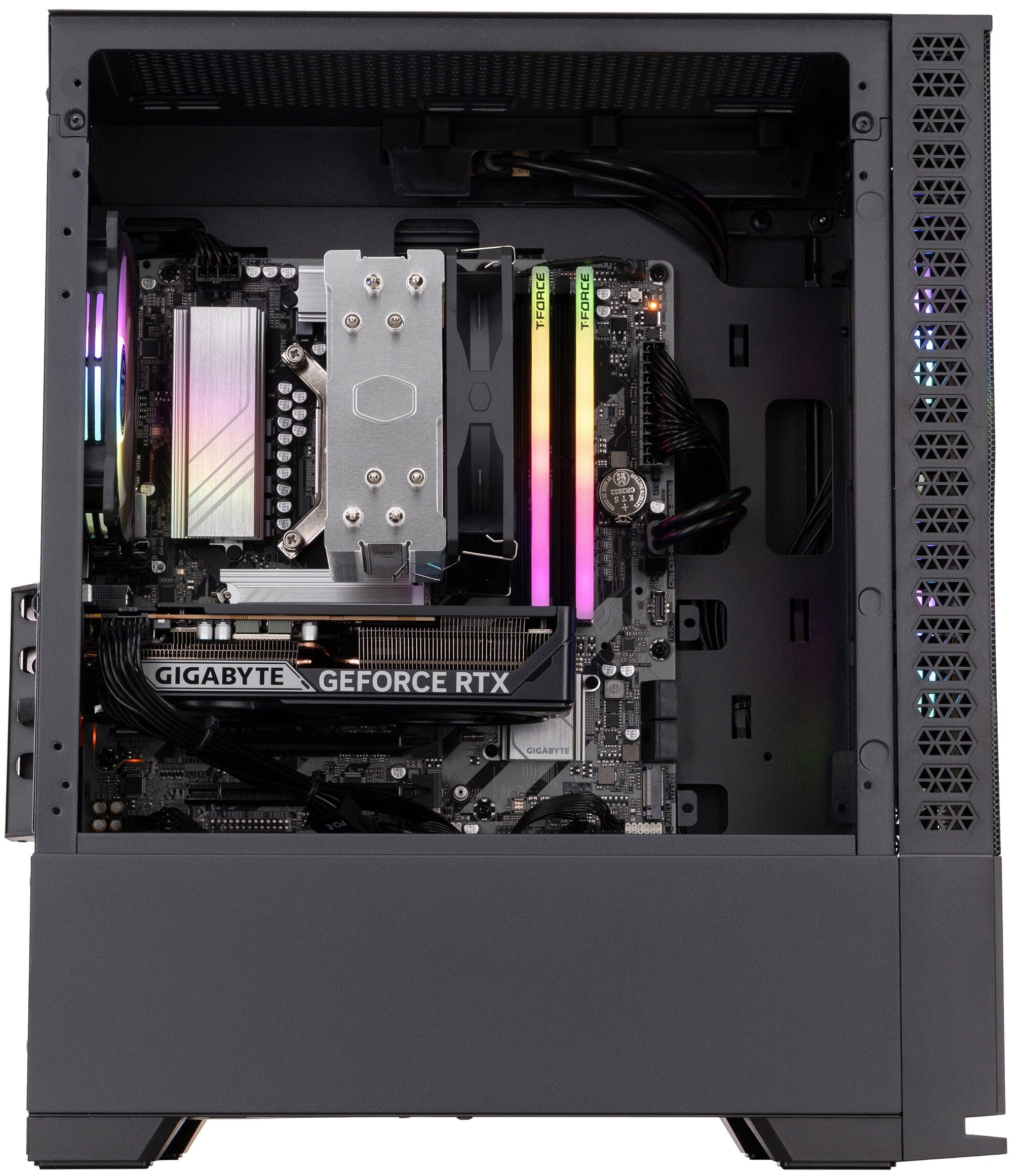 ABS Cyclone Aqua Gaming Desktop PC, Windows 11, Intel Core 5 Processor 120, GeForce RTX 5060 8GB, 16GB DDR4 RAM, 1TB NVMe SSD, Wi-Fi, RGB, Prebuilt