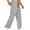 Grey, variant on Mens Tear Away Pants Loose Fit Easy Care Side Snap Open Post Knee Surgery Sweatpants Breakaway Pants Men