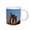 White, variant on 3drose, the South Tower of the Iconic Brooklyn Bridge, New York City, New York, 11oz Mug