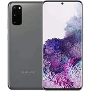 Samsung Galaxy S20 5G 128 Go - Gris cosmique - Débloqué - Boîte ouverte - Protecteur d'écran Hydrogel - Étui