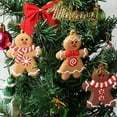 thumbnail image 3 of WEUVEB Christmas Tree Gingerbread Man Hangings Brown PVC Clear Texture Neat Lines 24Pcs, 3 of 8