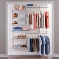 thumbnail image 5 of Rubbermaid Configurations Deluxe 3-6 foot Closet Kit White, 5 of 7
