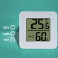 thumbnail image 4 of WIFKLSIIPG Indoor Humidity Meter Precision Mini Hygrometer Hygrometer with Facial Expression Prompts Room Temperature and Air Comfort Indicator(White), 4 of 8