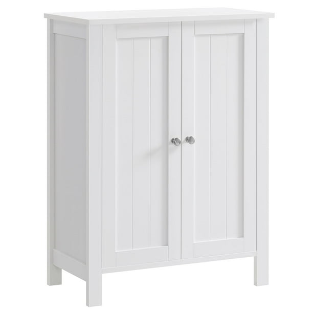 Armario de Baño, Cómoda, Cajonera con un Estante Ajustable, Gabinete con Puerta, 30 x 60 x 80 cm