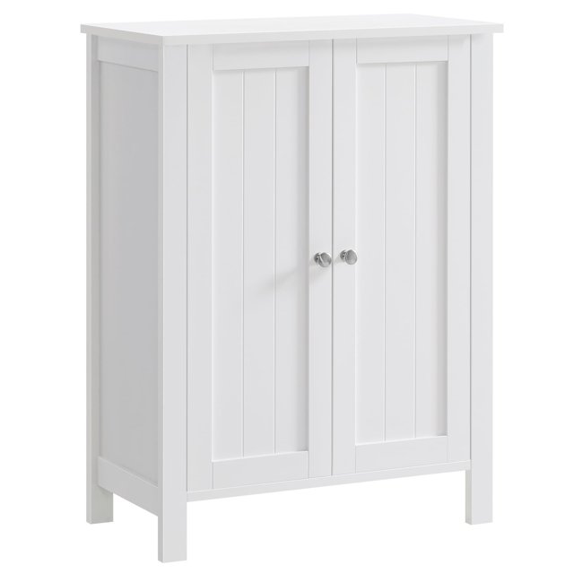 Armario de Baño, Cómoda, Cajonera con un Estante Ajustable, Gabinete con Puerta, 30 x 60 x 80 cm