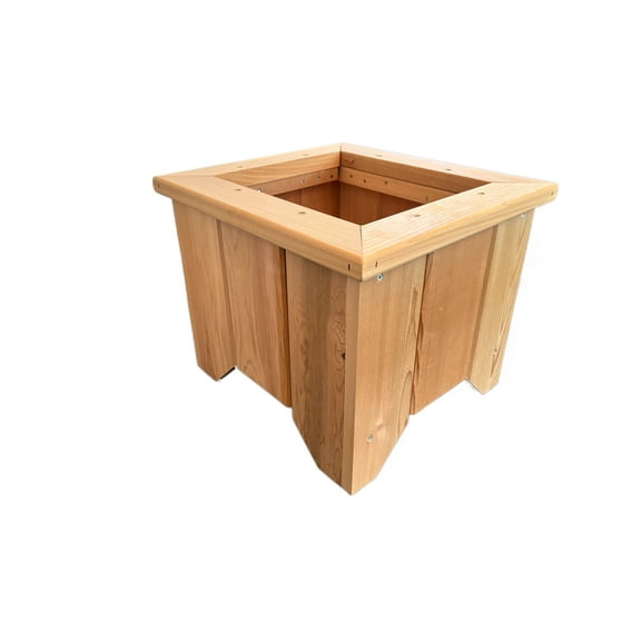 T&L Small Square Planter Box - unstained