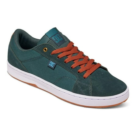 - DC Men's Astor Sneakers Green Leather Nubuck Suede Canvas Rubber 6.5 D