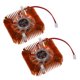 thumbnail image 1 of 2X PC Computadora Portátil CPU VGA Tarjeta de Video 55mm Enfriador Ventilador Disipador de Calor, 1 of 4