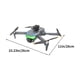 thumbnail image 3 of Drone con motor sin escobillas y cámara HD 3, 2,4 G, WIFI, FPV, RC, cuadricóptero con modo sin cabeza, seguimiento de altitud, juguetes para evitar obstáculos, regalos para niños y adultos Akmoler, 3 of 9
