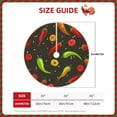 thumbnail image 4 of Kll Chili2 Christmas Tree Skirt 36",Party Decorations Farmhouse For Christmas Decorations Holiday Party, 4 of 8